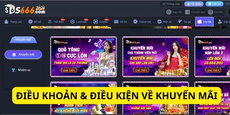 Điều kiện tham gia các chương trình ưu đãi tại S666